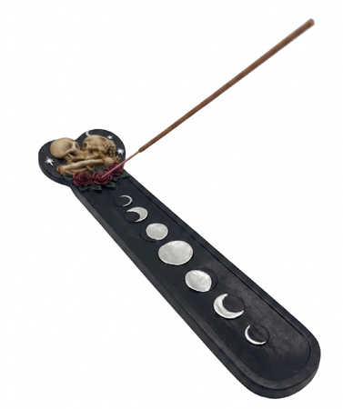 Skull Lovers Moons Incense Burner